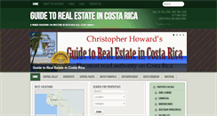 Desktop Screenshot of officialguidetocostaricanrealestate.com